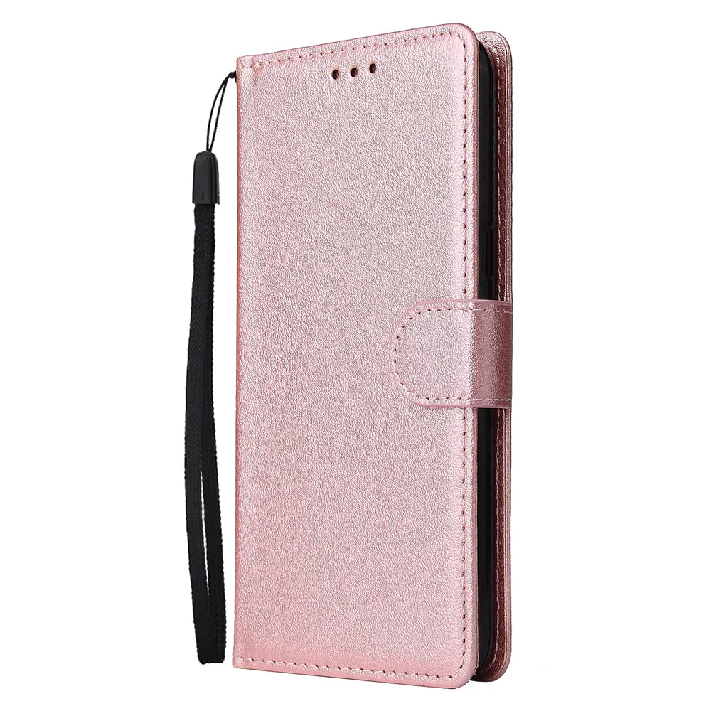 For OPPO F7 Wallet-type PU Leather Protective Phone Case with Buckle & 3 Card Position black