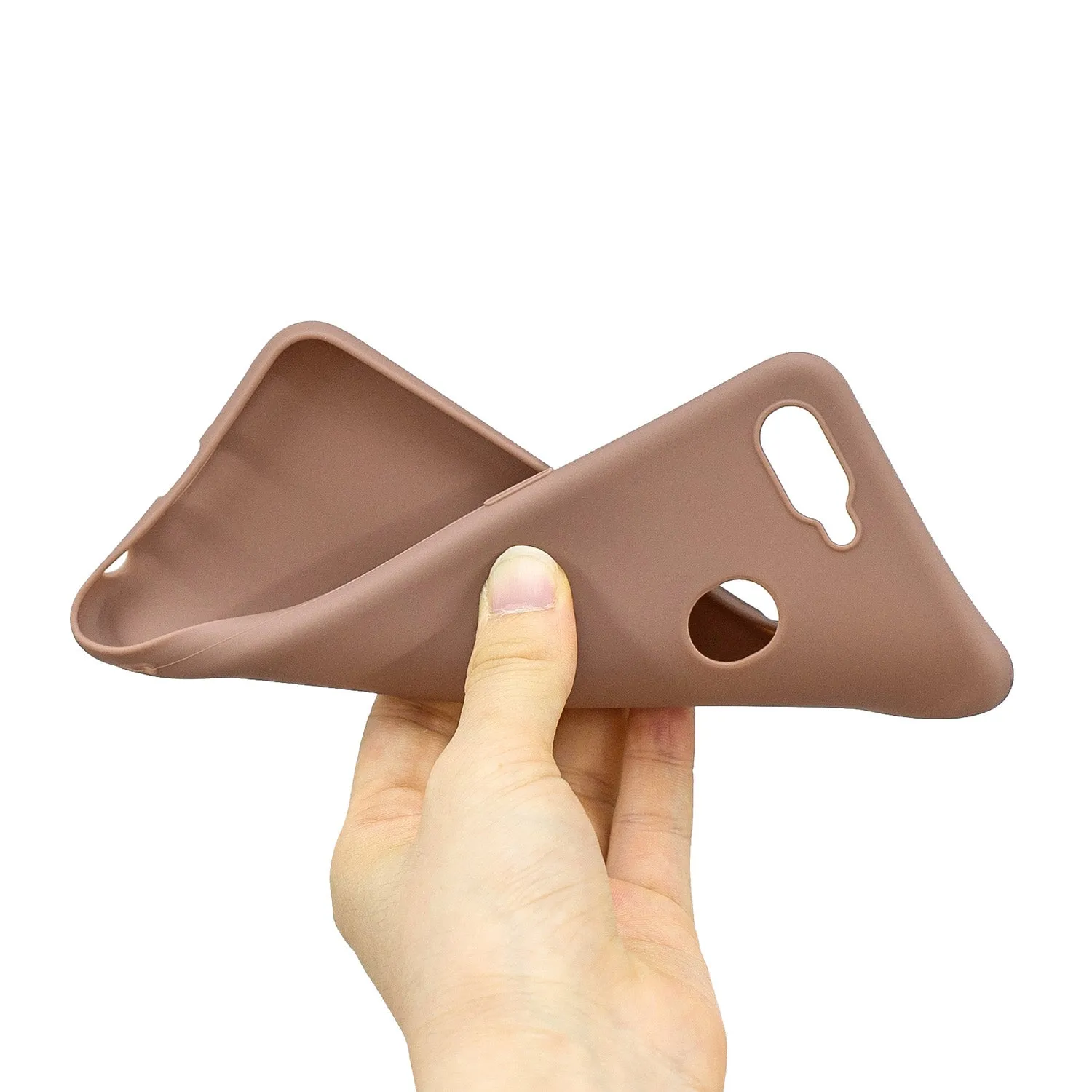 For OPPO F9 Lovely Candy Color Matte TPU Anti-scratch Non-slip Protective Cover Back Case 9