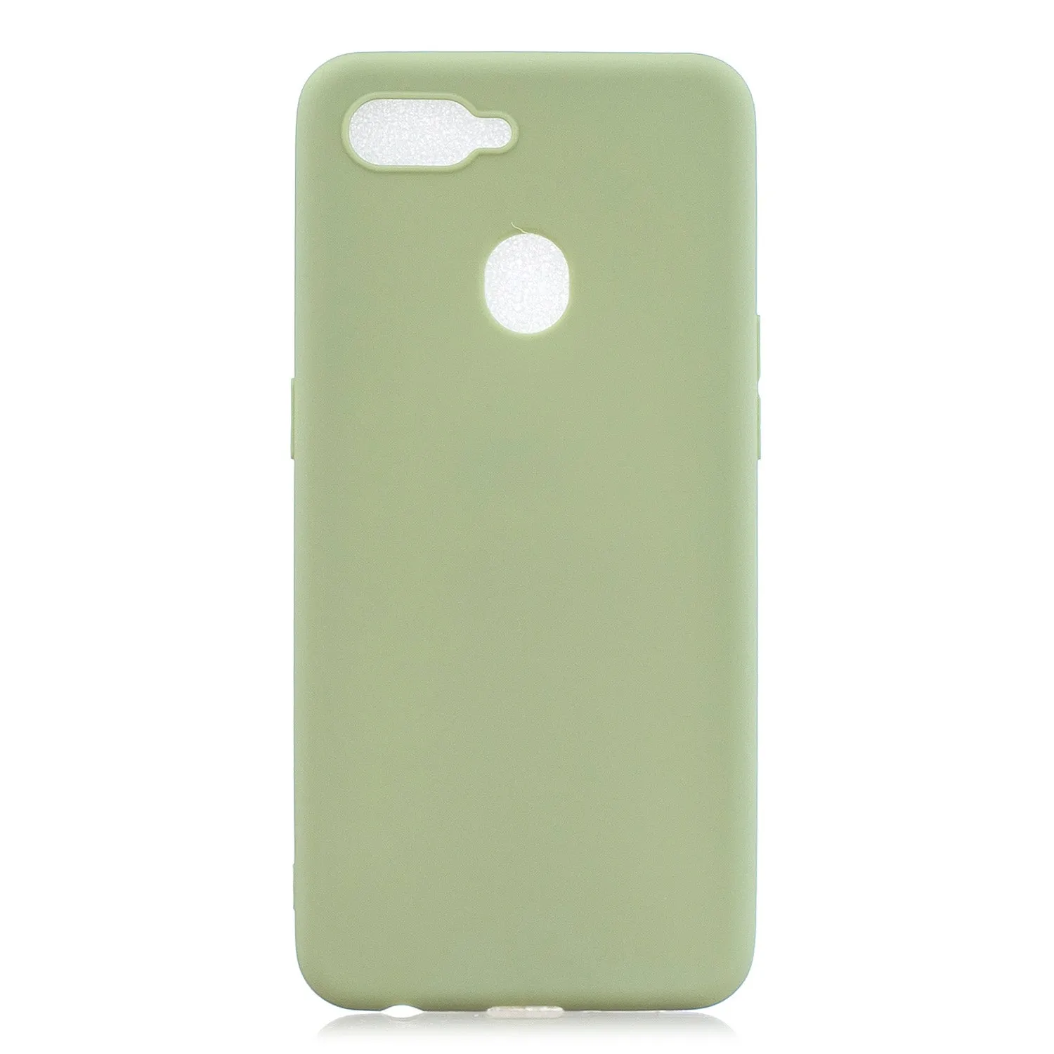 For OPPO F9 Lovely Candy Color Matte TPU Anti-scratch Non-slip Protective Cover Back Case 9