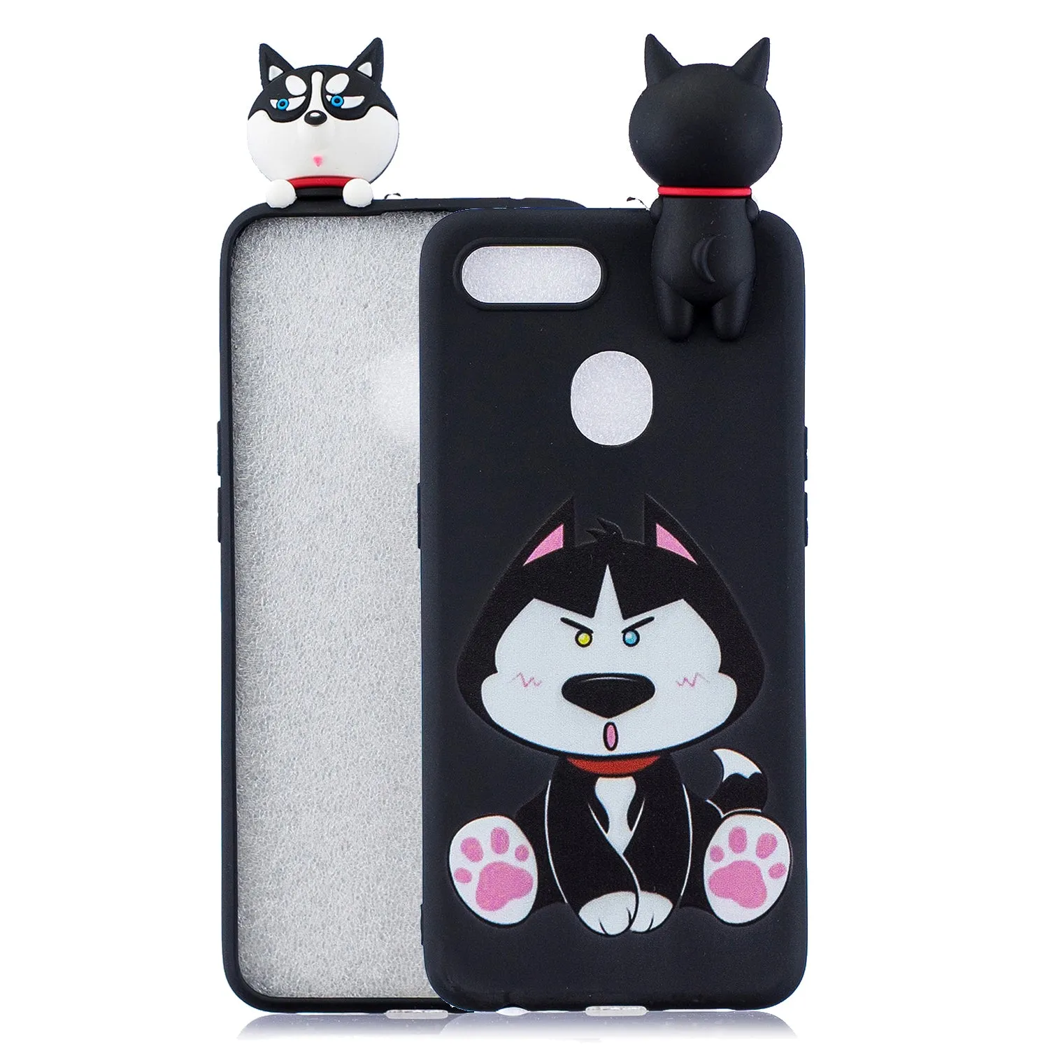 For OPPO F9/F9 PRO 3D Cute Coloured Painted Animal TPU Anti-scratch Non-slip Protective Cover Back Case Love unicorn