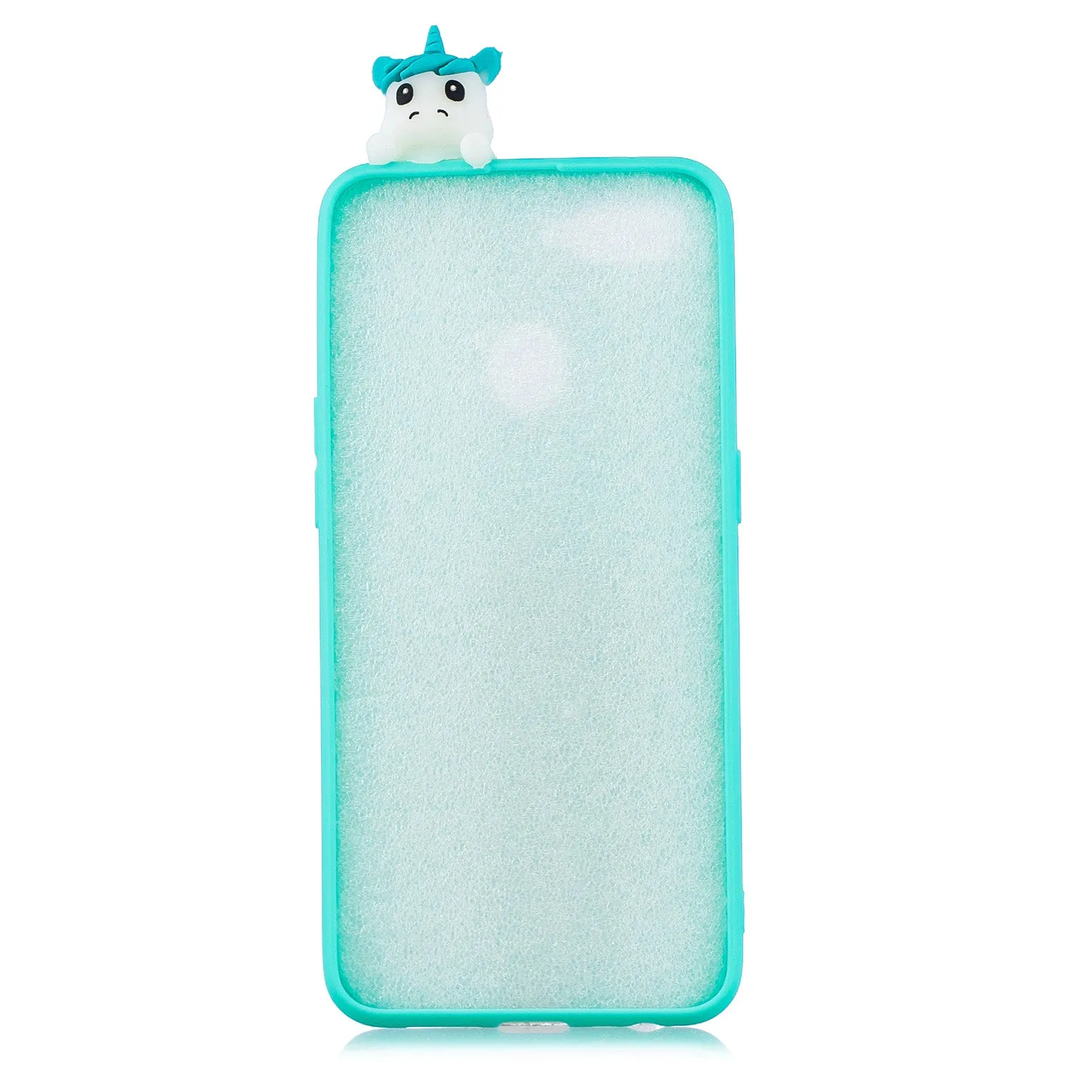 For OPPO F9/F9 PRO 3D Cute Coloured Painted Animal TPU Anti-scratch Non-slip Protective Cover Back Case Love unicorn