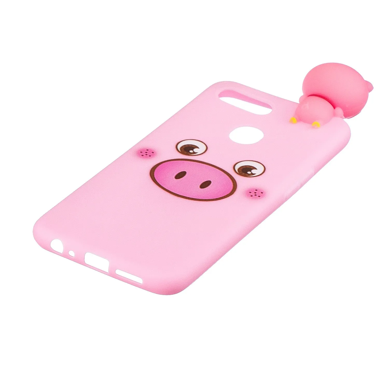 For OPPO F9/F9 PRO 3D Cute Coloured Painted Animal TPU Anti-scratch Non-slip Protective Cover Back Case Love unicorn