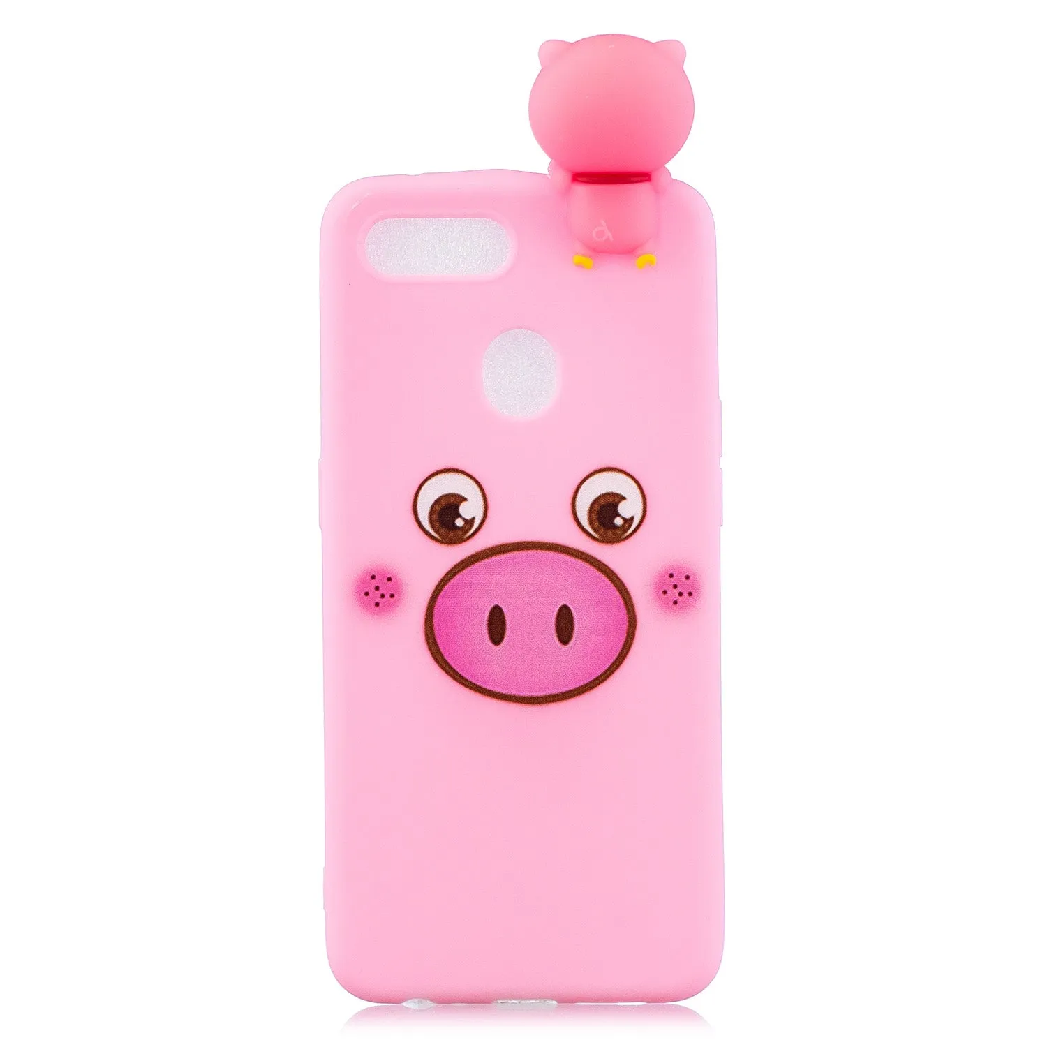 For OPPO F9/F9 PRO 3D Cute Coloured Painted Animal TPU Anti-scratch Non-slip Protective Cover Back Case Love unicorn