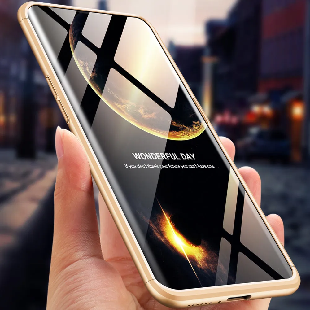 For OPPO Find X Ultra Slim PC Back Cover Non-slip Shockproof 360 Degree Full Protective Case blue