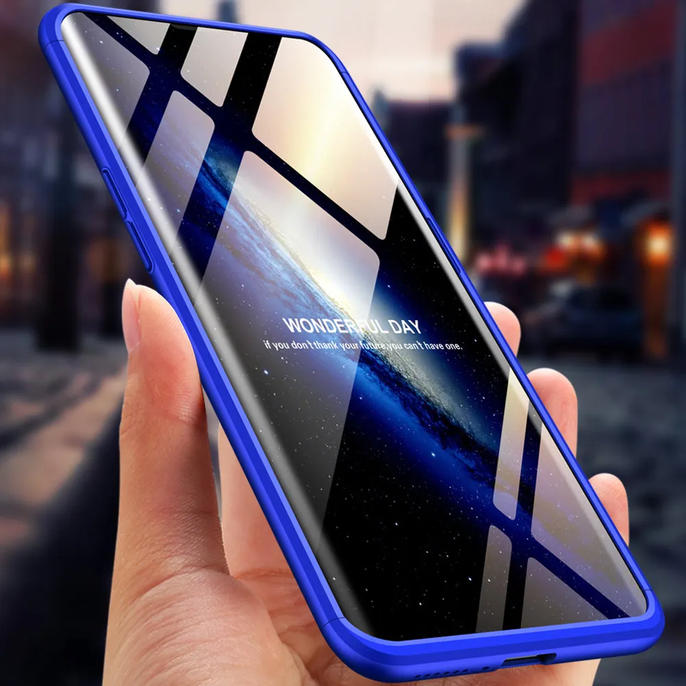 For OPPO Find X Ultra Slim PC Back Cover Non-slip Shockproof 360 Degree Full Protective Case red