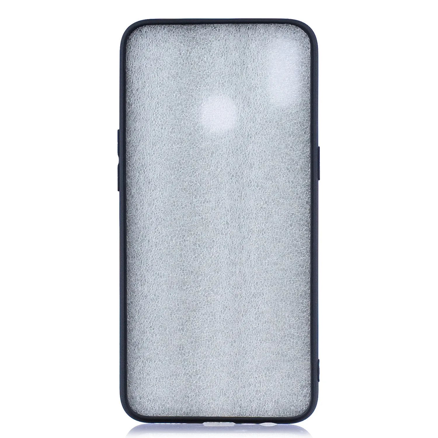 For OPPO Realme 3 Cartoon Lovely Coloured Painted Soft TPU Back Cover Non-slip Shockproof Full Protective Case with Lanyard black