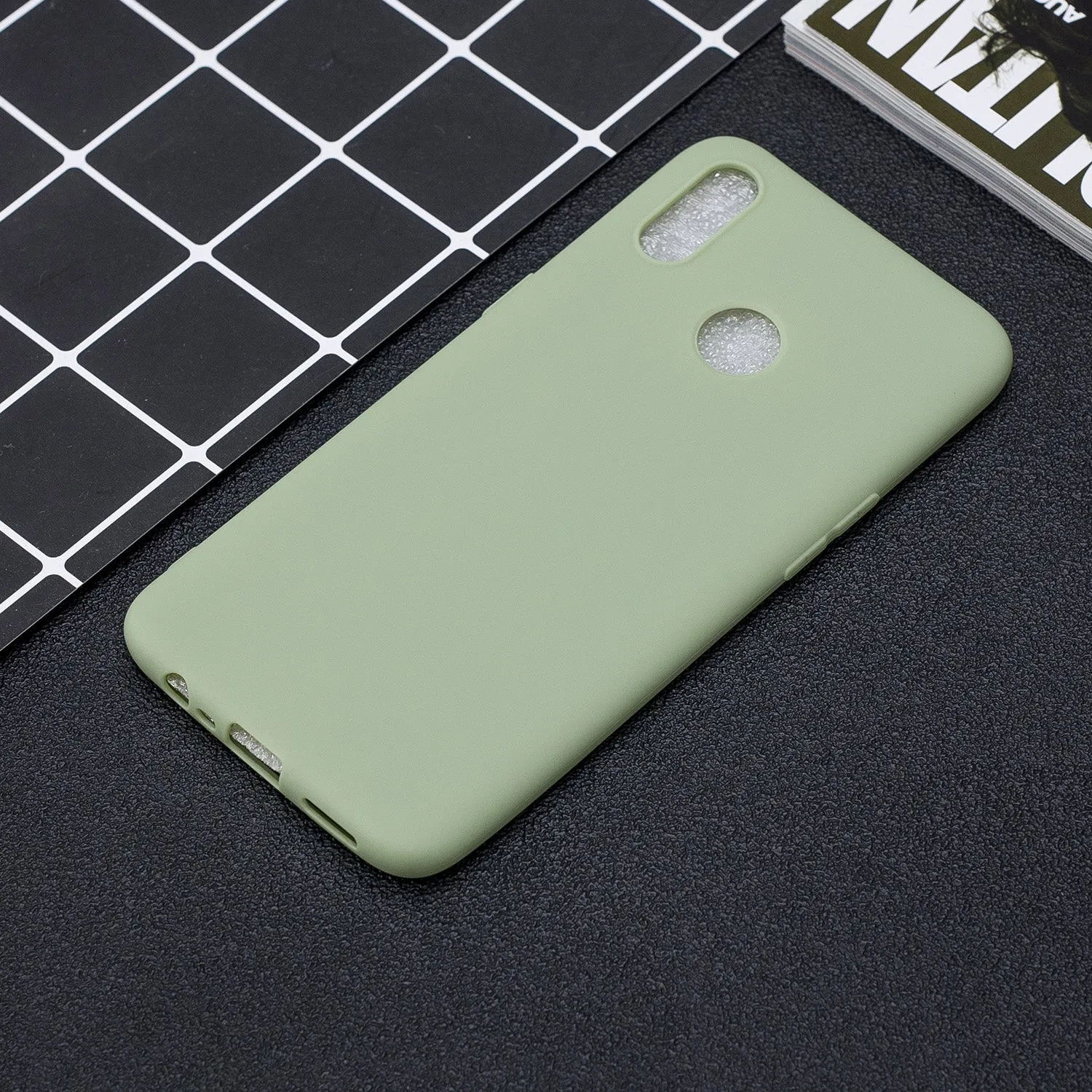 For OPPO Realme 3 pro Lovely Candy Color Matte TPU Anti-scratch Non-slip Protective Cover Back Case 10