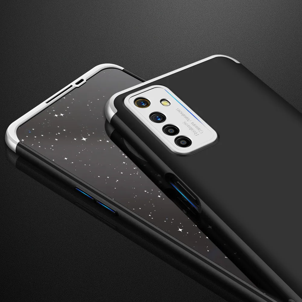 For OPPO Realme 6 Mobile Phone Cover 360 Degree Full Protection Phone Case black