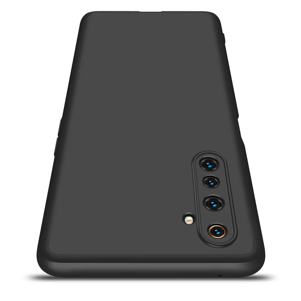 For OPPO Realme 6 Pro Cellphone Case PC Full Protection Anti-Scratch Mobile Phone Shell Cover black