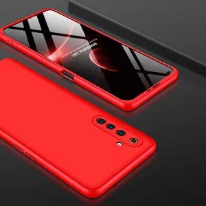 For OPPO Realme 6 Pro Cellphone Case PC Full Protection Anti-Scratch Mobile Phone Shell Cover red