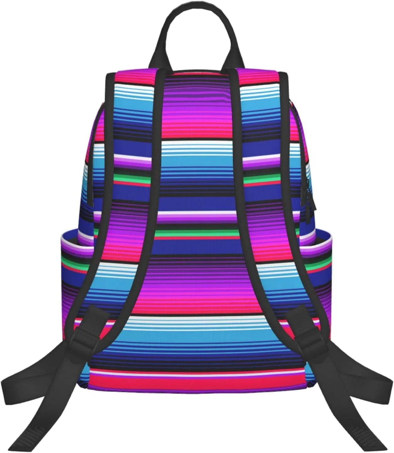 For Purple Mexican Blanket Stripes backpack book bags for college lightweight laptop backpacks for Men Women