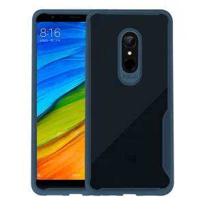 For Redmi 5 Ultra Slim Translucent Back Cover Non-slip Shockproof TPU Full Protective Case  Transparent Blue