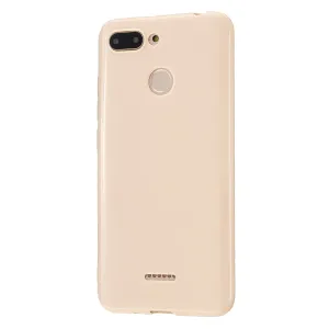 For Redmi 6/6A/6 Pro Cellphone Case Simple Profile Soft TPU Ultra Light Anti-Scratch Phone Cover Sakura pink
