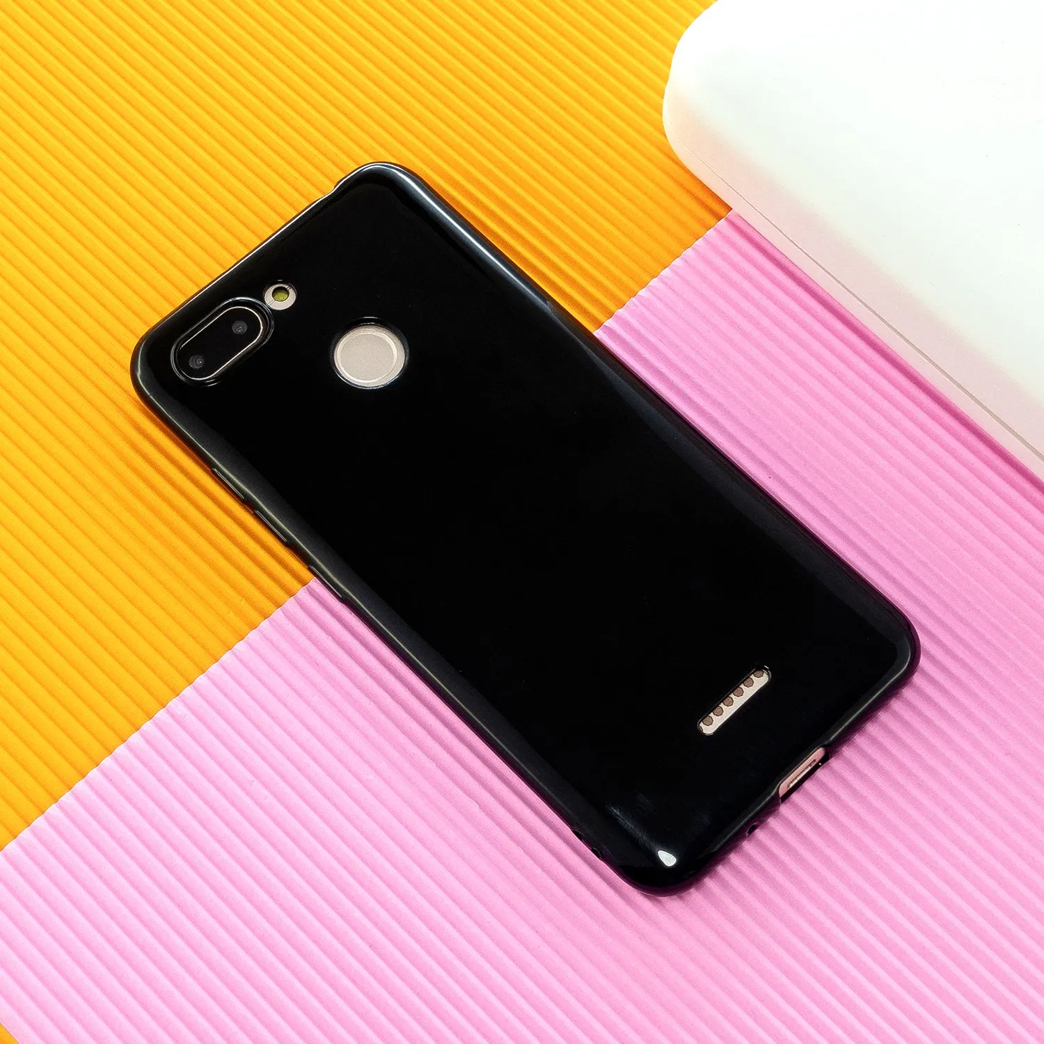 For Redmi 6/6A/6 Pro Cellphone Case Simple Profile Soft TPU Ultra Light Anti-Scratch Phone Cover Sakura pink