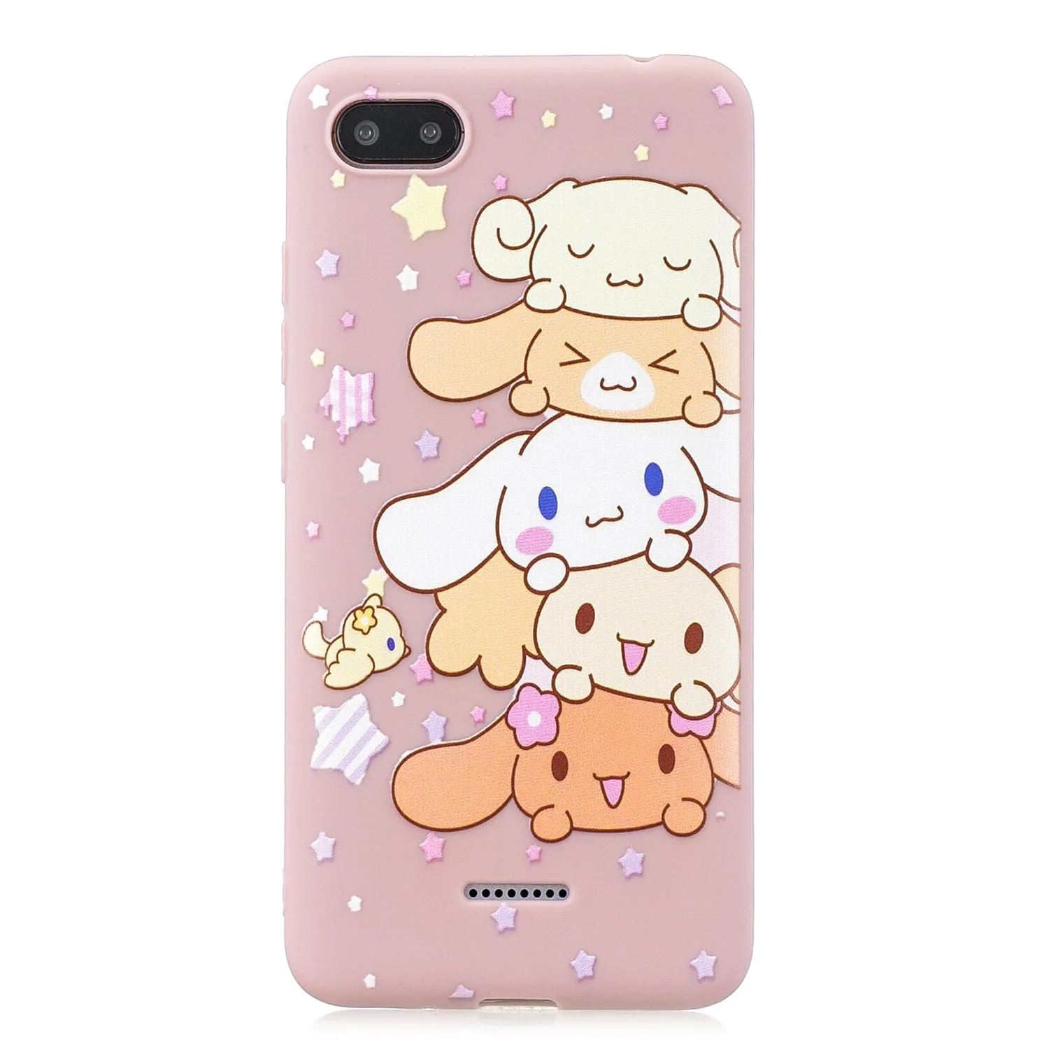 For Redmi 6A Phone Cases TPU Full Cover Cute Cartoon Painted Case Girls Mobile Phone Cover with Matched Pattern Adjustable Bracket  1