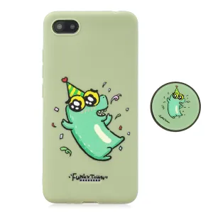 For Redmi 6A Phone Cases TPU Full Cover Cute Cartoon Painted Case Girls Mobile Phone Cover with Matched Pattern Adjustable Bracket 2
