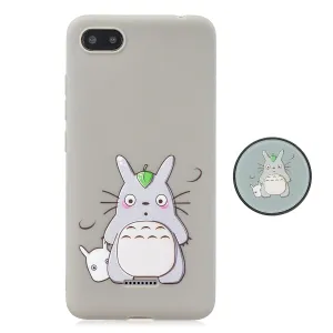 For Redmi 6A Phone Cases TPU Full Cover Cute Cartoon Painted Case Girls Mobile Phone Cover with Matched Pattern Adjustable Bracket 4
