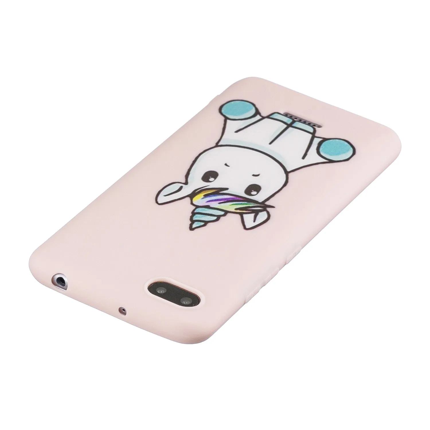 For Redmi 6A Phone Cases TPU Full Cover Cute Cartoon Painted Case Girls Mobile Phone Cover with Matched Pattern Adjustable Bracket 6