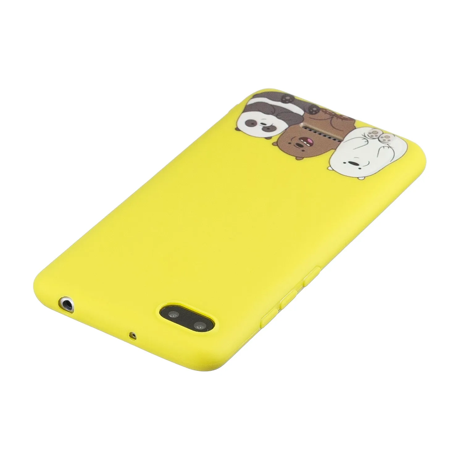 For Redmi 6A Phone Cases TPU Full Cover Cute Cartoon Painted Case Girls Mobile Phone Cover with Matched Pattern Adjustable Bracket 7