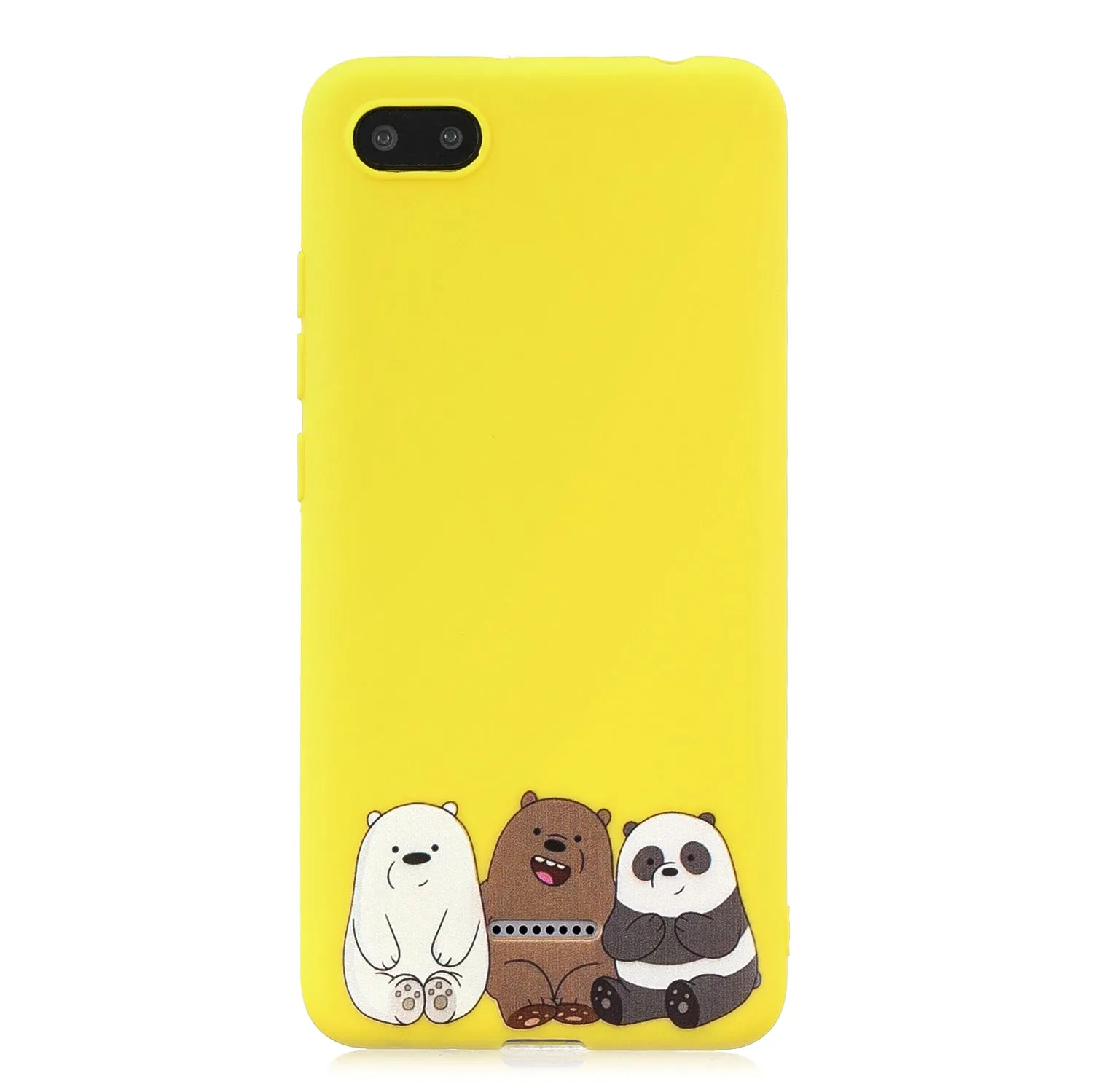 For Redmi 6A Phone Cases TPU Full Cover Cute Cartoon Painted Case Girls Mobile Phone Cover with Matched Pattern Adjustable Bracket 7