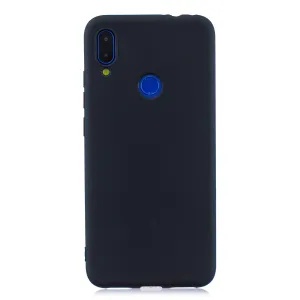 For Redmi 7 Lovely Candy Color Matte TPU Anti-scratch Non-slip Protective Cover Back Case black