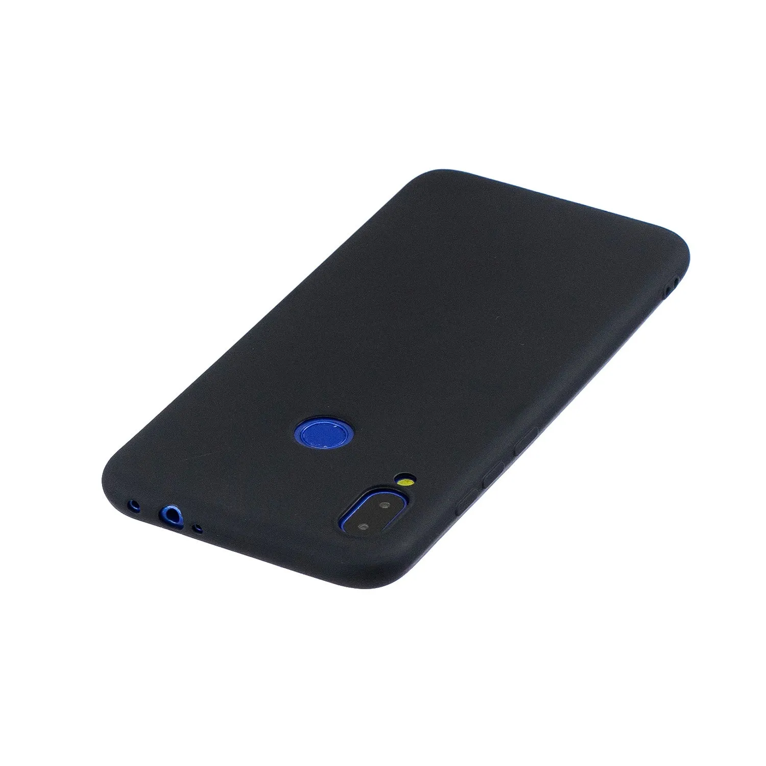 For Redmi 7 Lovely Candy Color Matte TPU Anti-scratch Non-slip Protective Cover Back Case black