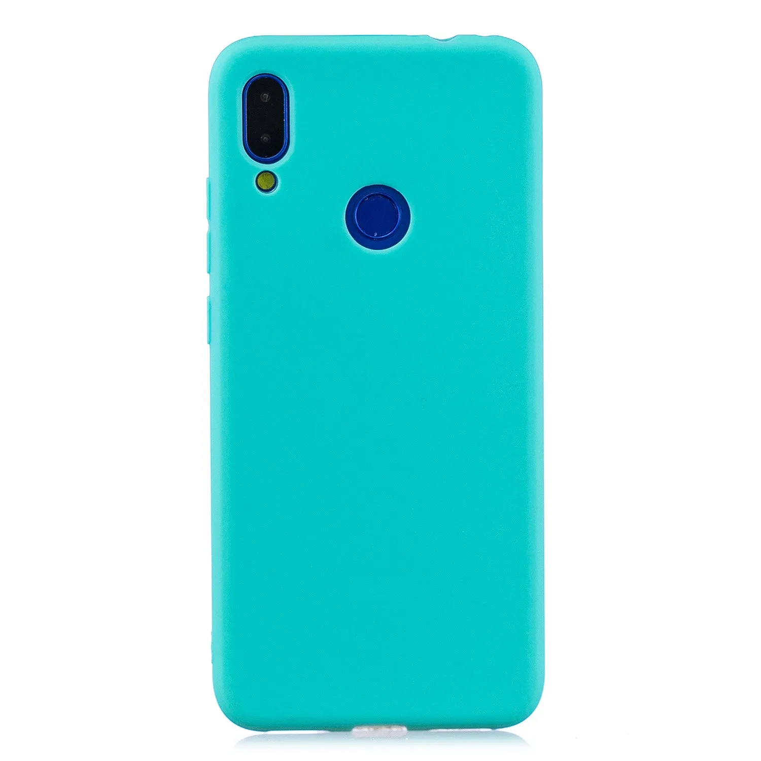 For Redmi 7 Lovely Candy Color Matte TPU Anti-scratch Non-slip Protective Cover Back Case Navy