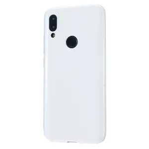 For Redmi 7/7A/Note 7/Note 7 Pro Cellphone Cover Overall Protection Soft TPU Anti-Slip Anti-Scratch Phone Case Milk white