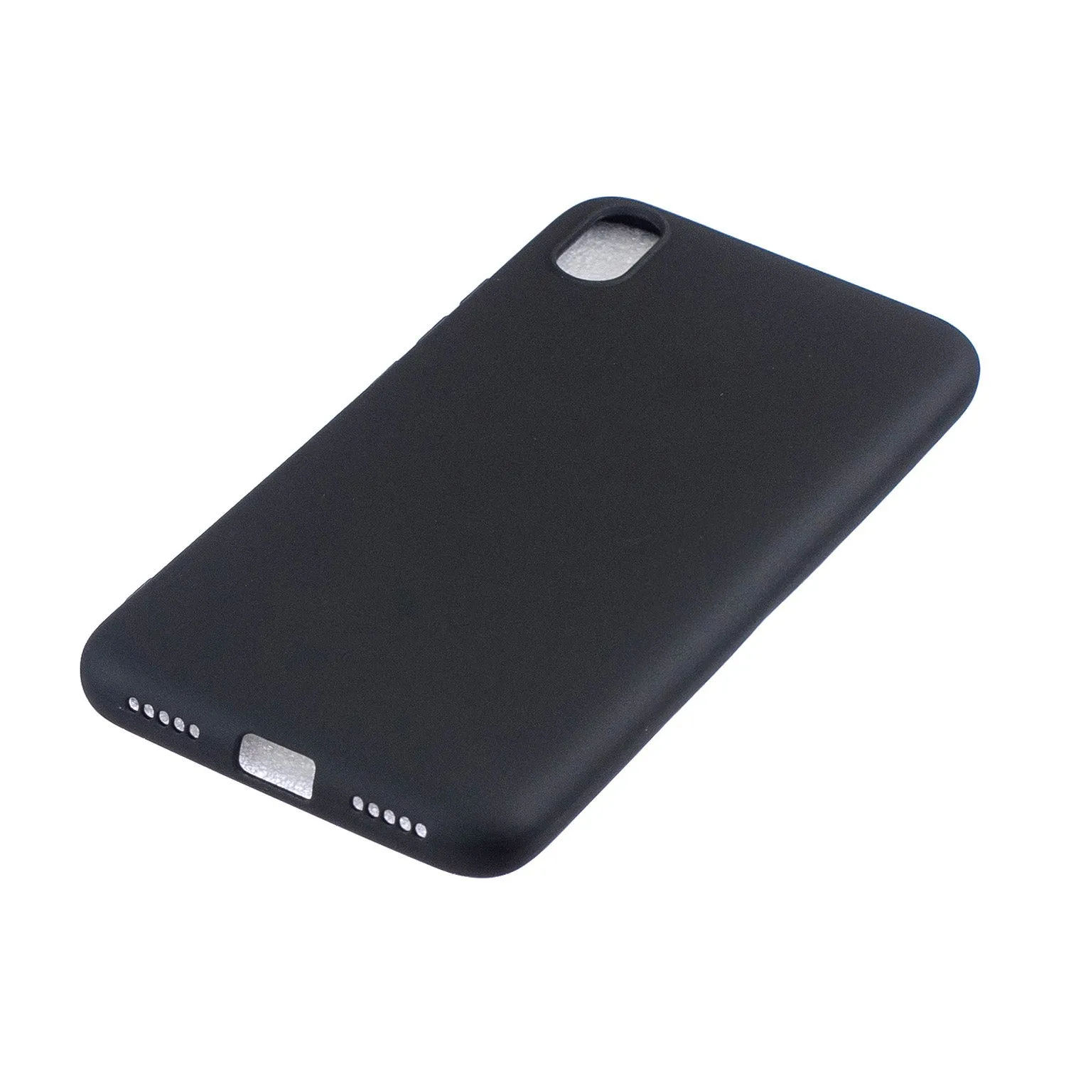 For Redmi 7A Lovely Candy Color Matte TPU Anti-scratch Non-slip Protective Cover Back Case black
