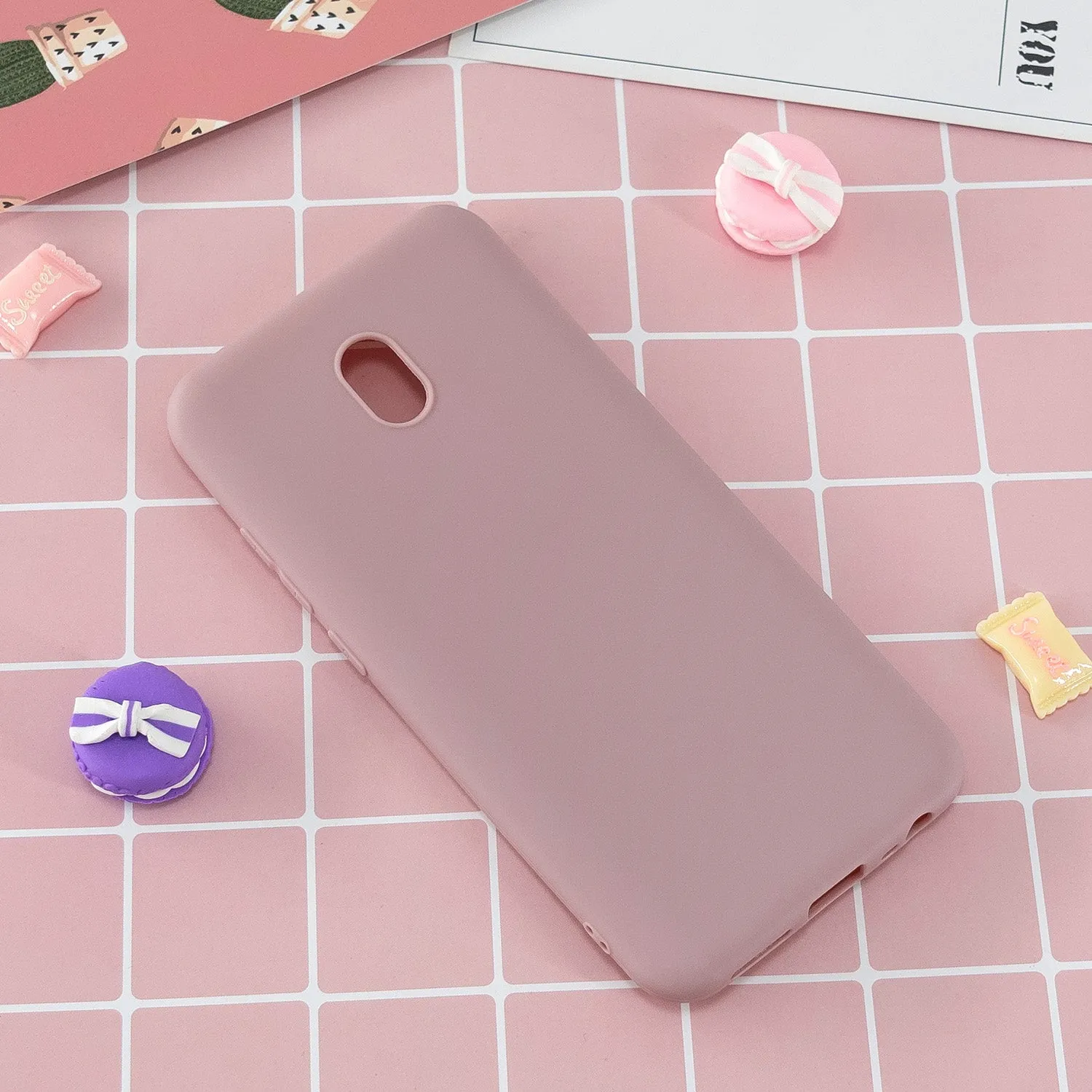 For Redmi 8 8A note 8T TPU Back Cover Soft Candy Color Frosted Surface Shockproof TPU Mobile Phone Protective Case 11