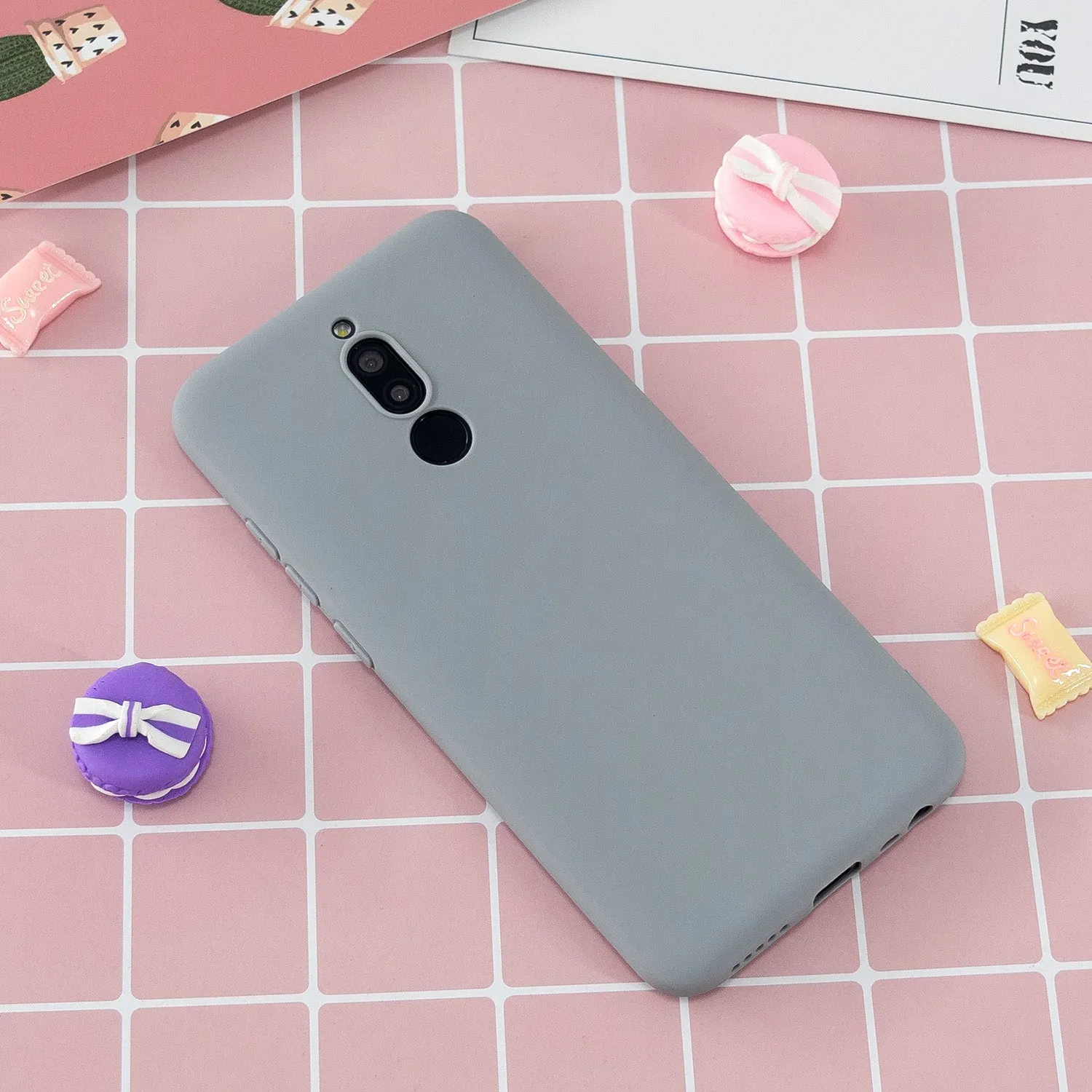 For Redmi 8 8A note 8T TPU Back Cover Soft Candy Color Frosted Surface Shockproof TPU Mobile Phone Protective Case 12