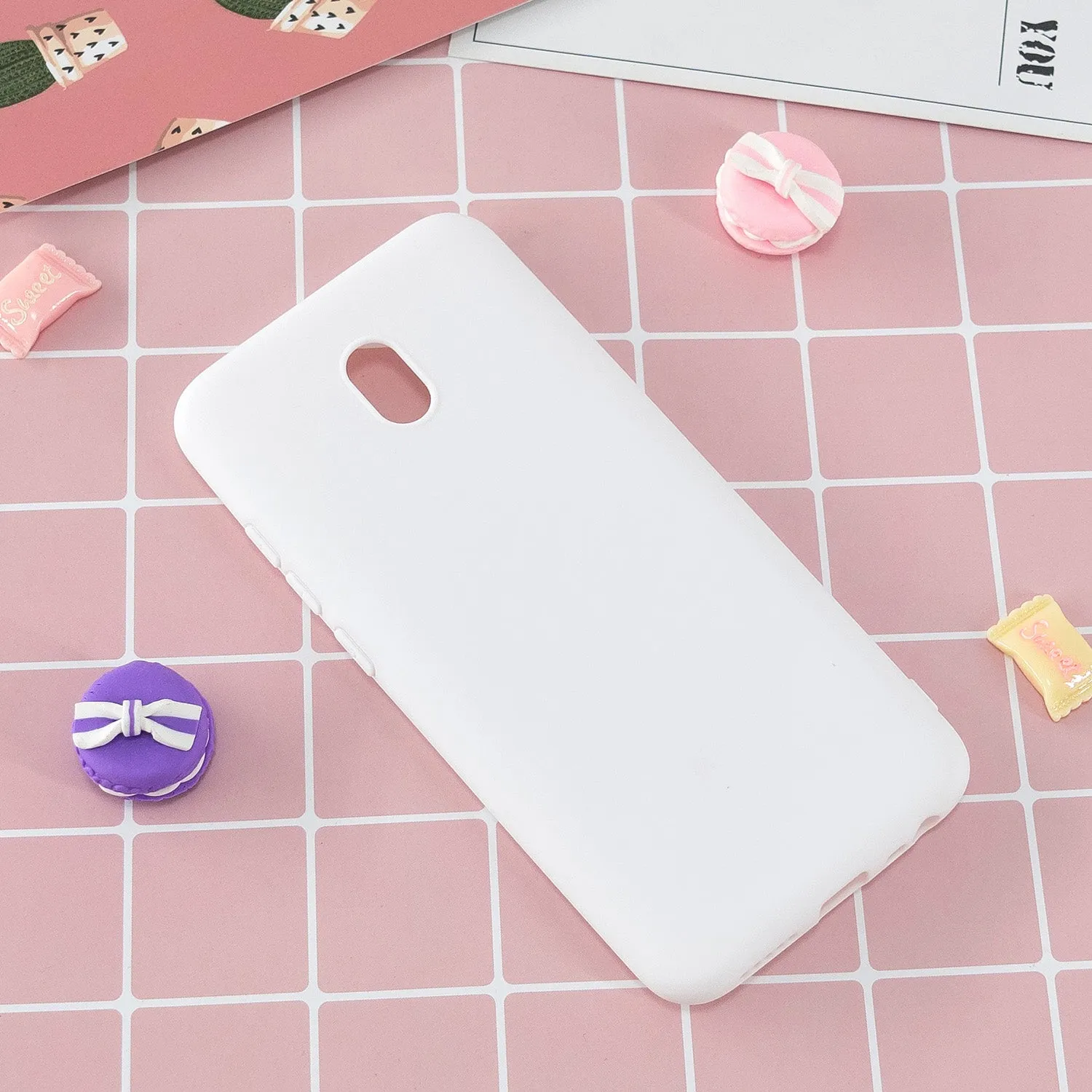 For Redmi 8 8A note 8T TPU Back Cover Soft Candy Color Frosted Surface Shockproof TPU Mobile Phone Protective Case 2