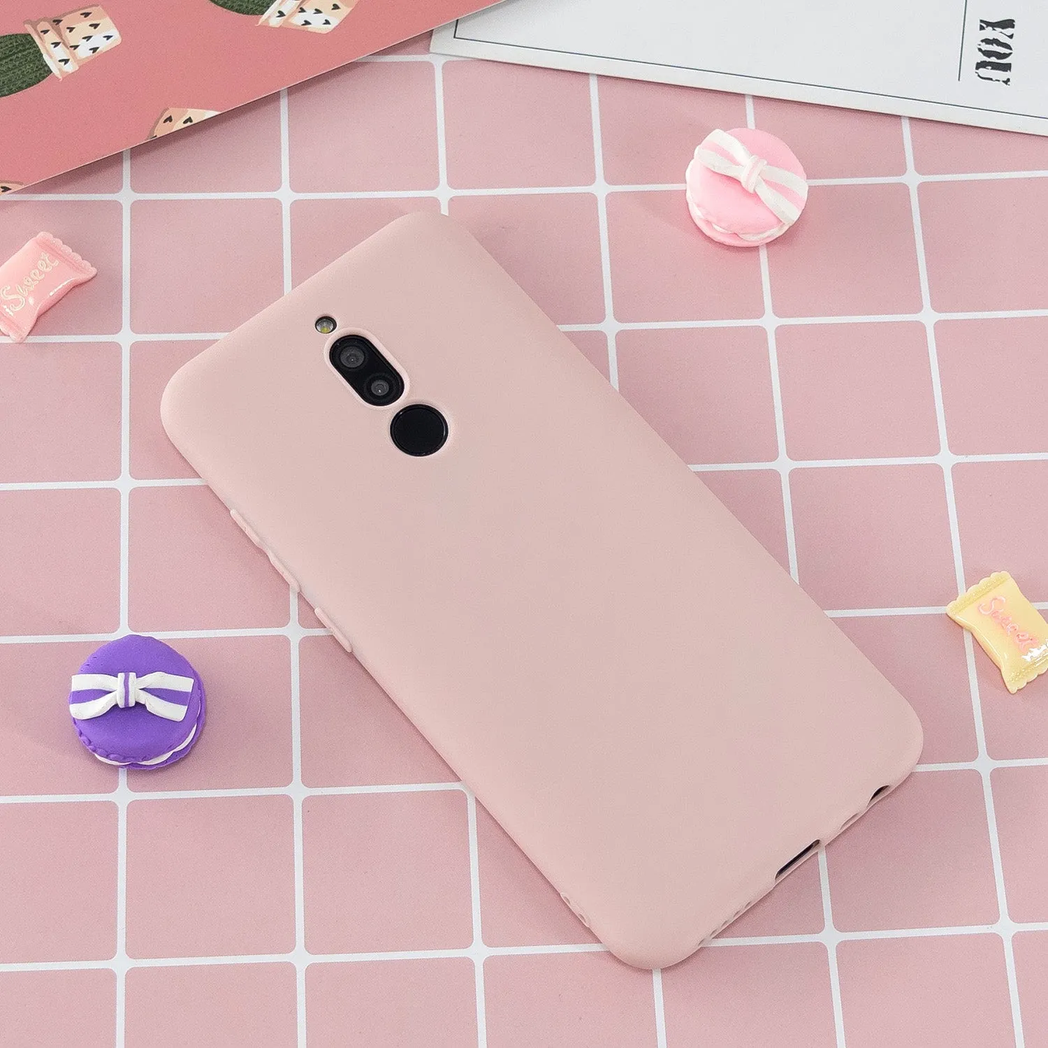 For Redmi 8 8A note 8T TPU Back Cover Soft Candy Color Frosted Surface Shockproof TPU Mobile Phone Protective Case 6