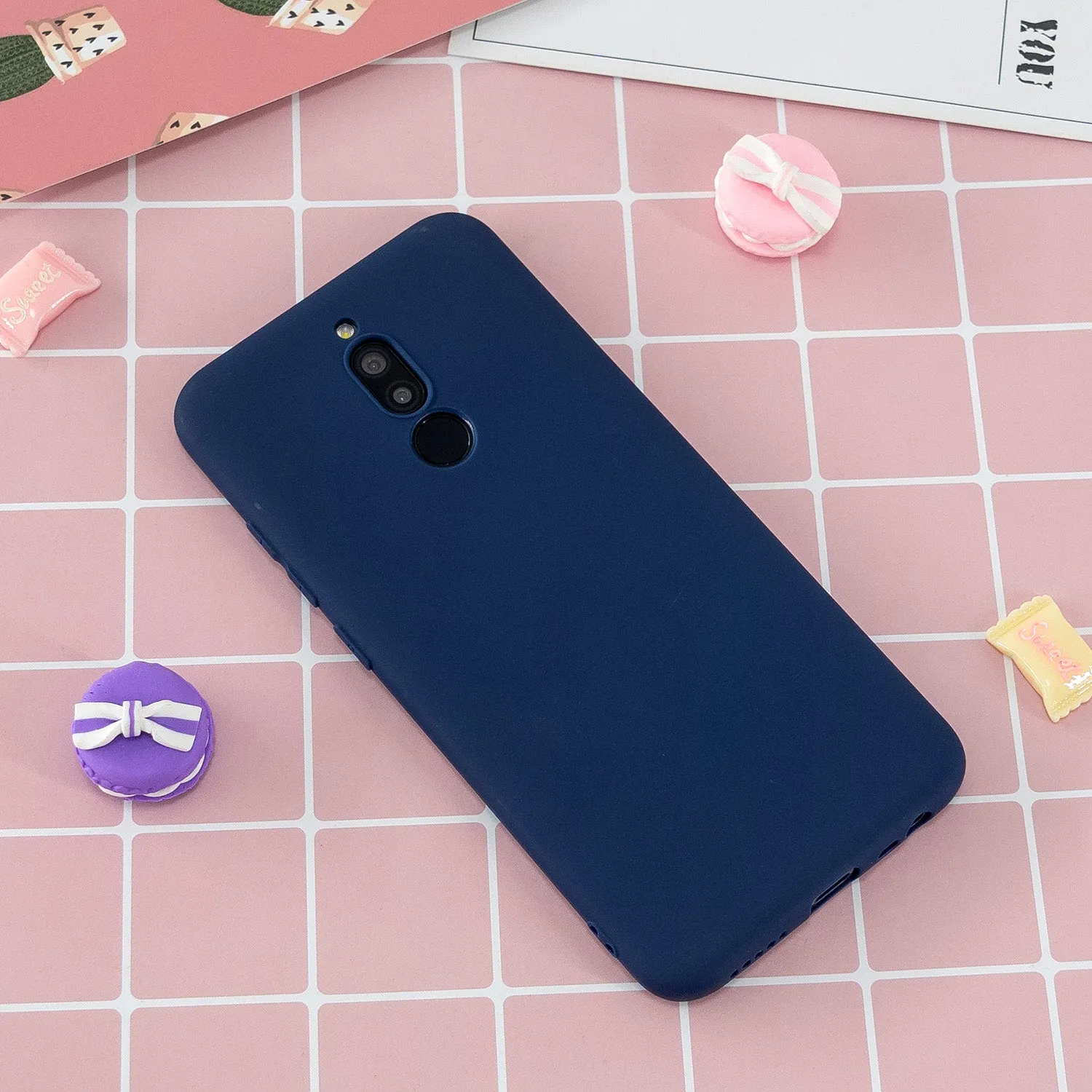 For Redmi 8 8A note 8T TPU Back Cover Soft Candy Color Frosted Surface Shockproof TPU Mobile Phone Protective Case 7