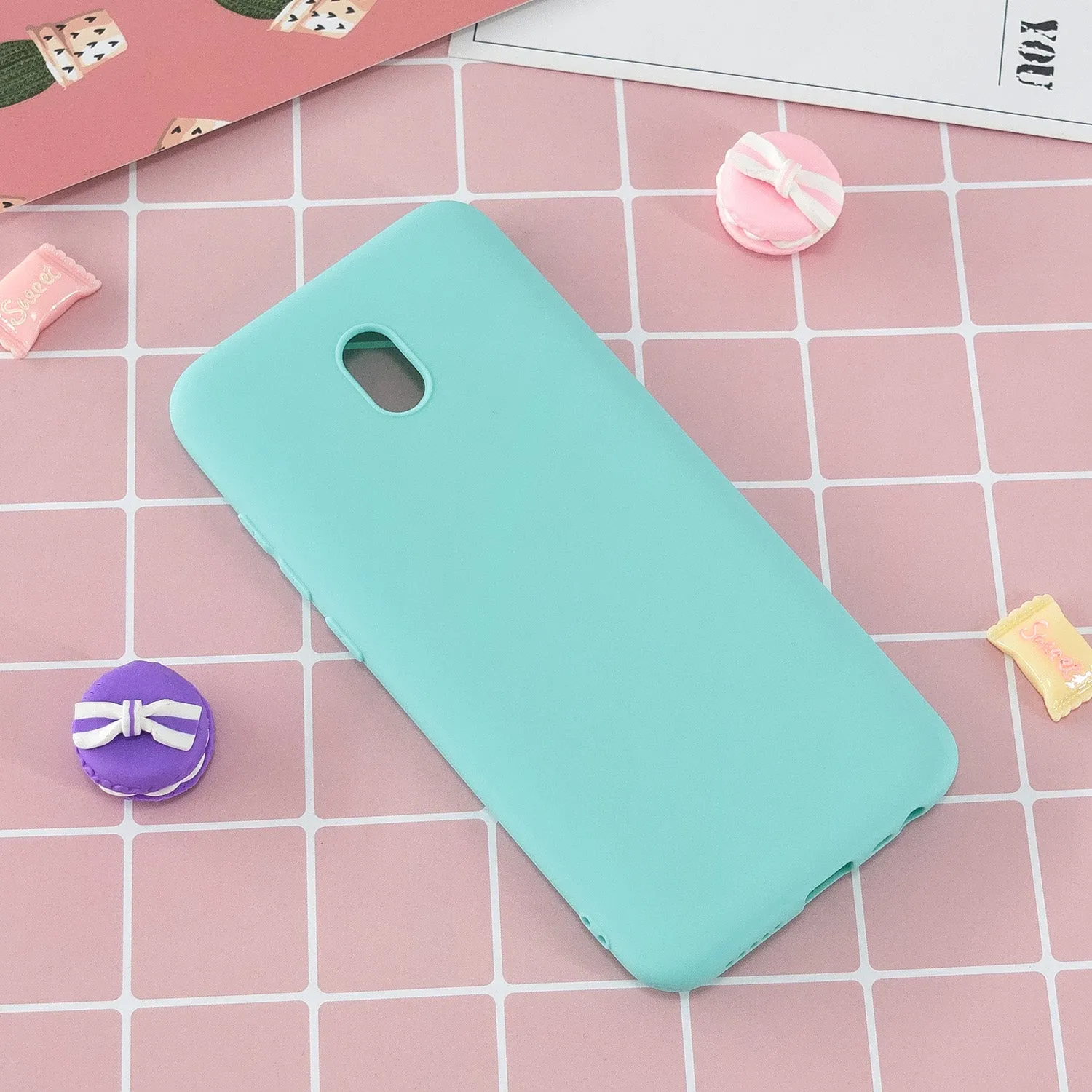 For Redmi 8 8A note 8T TPU Back Cover Soft Candy Color Frosted Surface Shockproof TPU Mobile Phone Protective Case 8