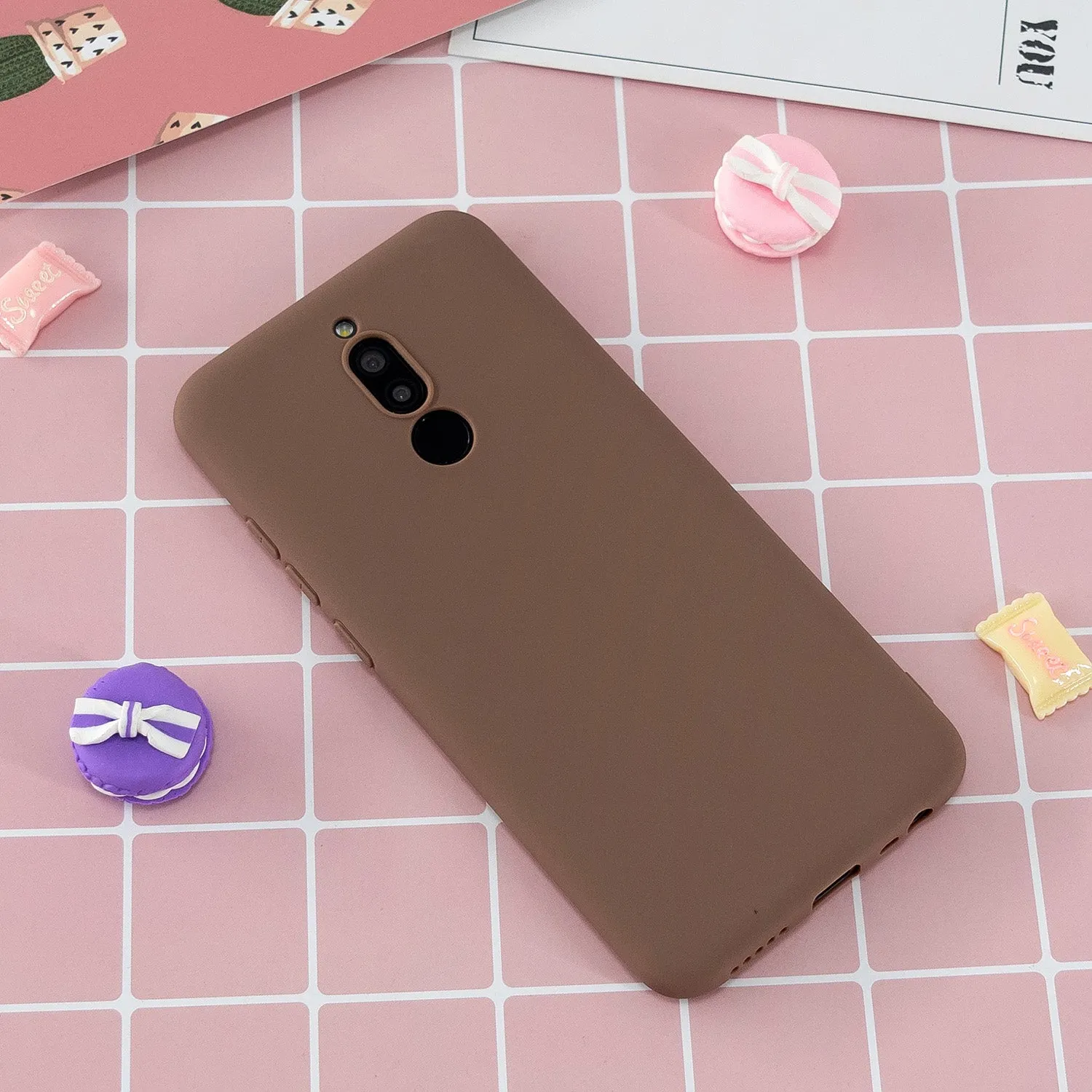 For Redmi 8 8A note 8T TPU Back Cover Soft Candy Color Frosted Surface Shockproof TPU Mobile Phone Protective Case 9