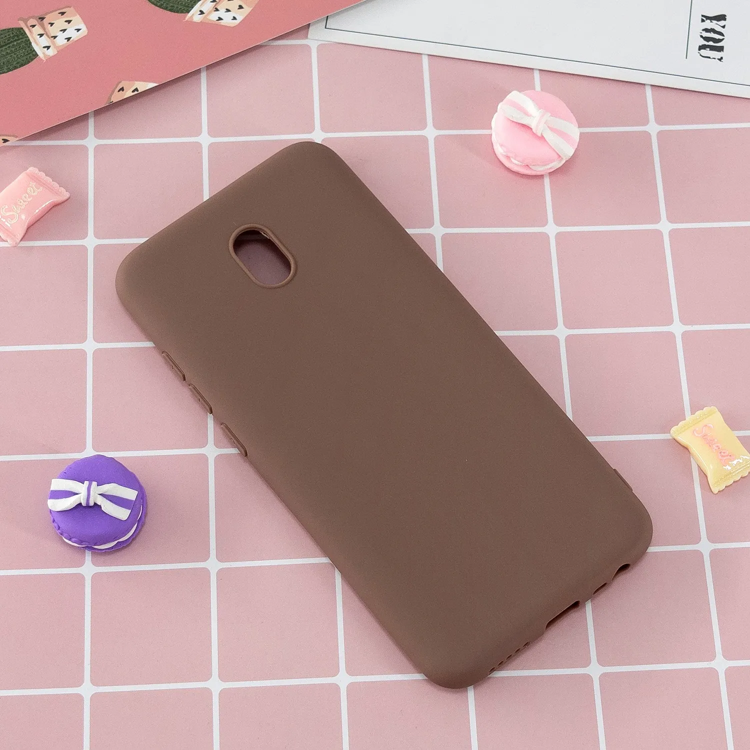 For Redmi 8 8A note 8T TPU Back Cover Soft Candy Color Frosted Surface Shockproof TPU Mobile Phone Protective Case 9