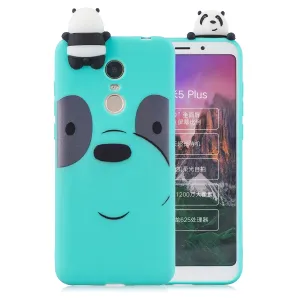 For Redmi 8/8A/5/Note 8T Mobile Phone Case Cute Cellphone Shell Soft TPU Cover with Cartoon Pig Duck Bear Kitten Lovely Pattern Light blue