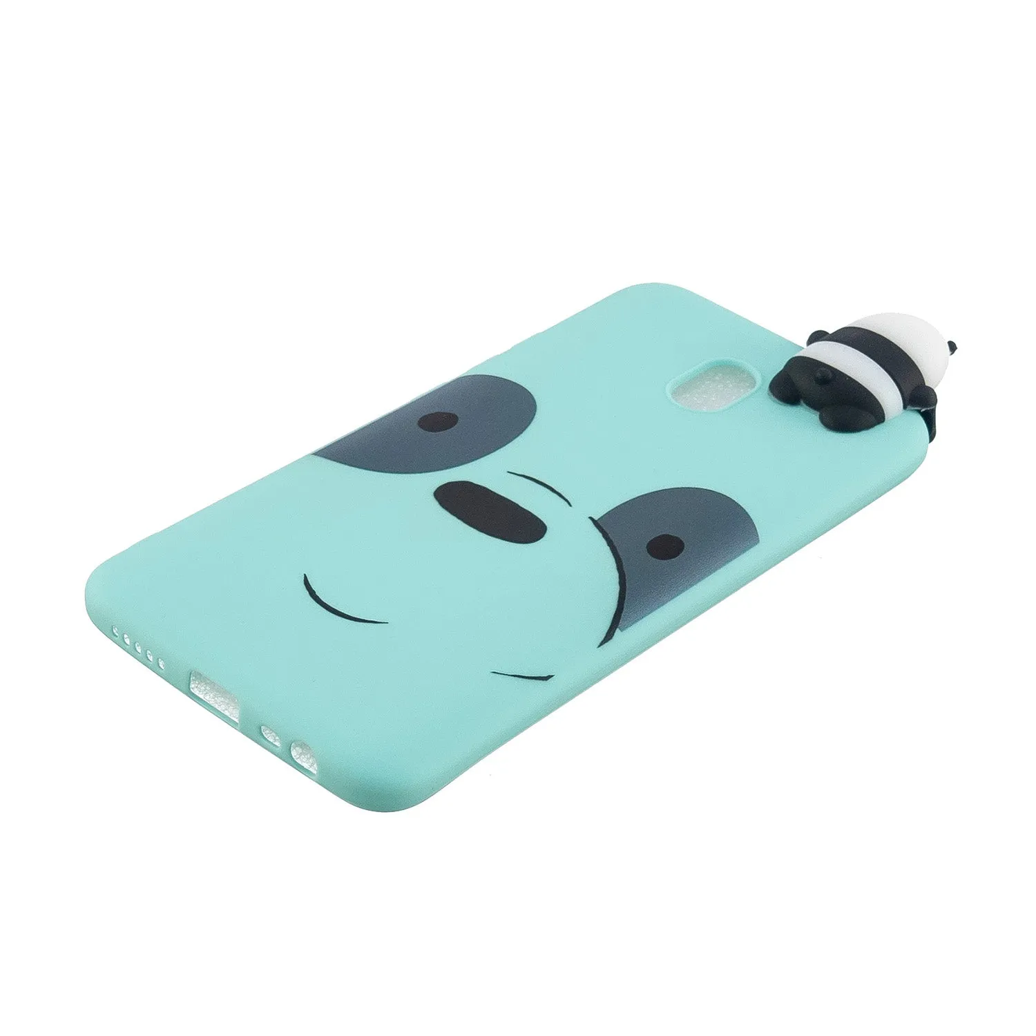For Redmi 8/8A/5/Note 8T Mobile Phone Case Cute Cellphone Shell Soft TPU Cover with Cartoon Pig Duck Bear Kitten Lovely Pattern Light blue
