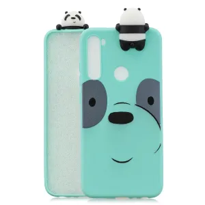 For Redmi 8/8A/5/Note 8T Mobile Phone Case Cute Cellphone Shell Soft TPU Cover with Cartoon Pig Duck Bear Kitten Lovely Pattern Light blue