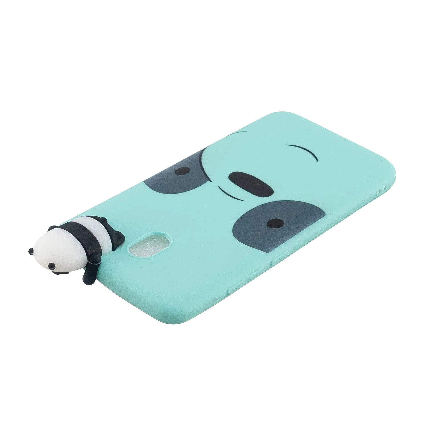 For Redmi 8/8A/5/Note 8T Mobile Phone Case Cute Cellphone Shell Soft TPU Cover with Cartoon Pig Duck Bear Kitten Lovely Pattern Light blue