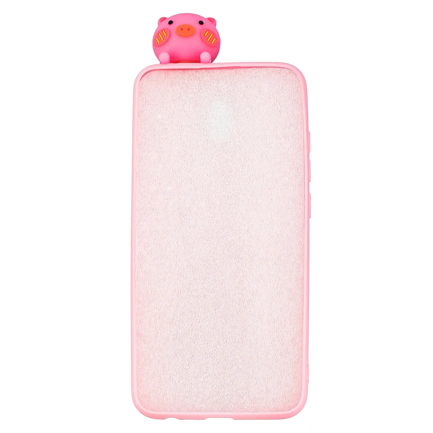For Redmi 8/8A/5/Note 8T Mobile Phone Case Cute Cellphone Shell Soft TPU Cover with Cartoon Pig Duck Bear Kitten Lovely Pattern Rose