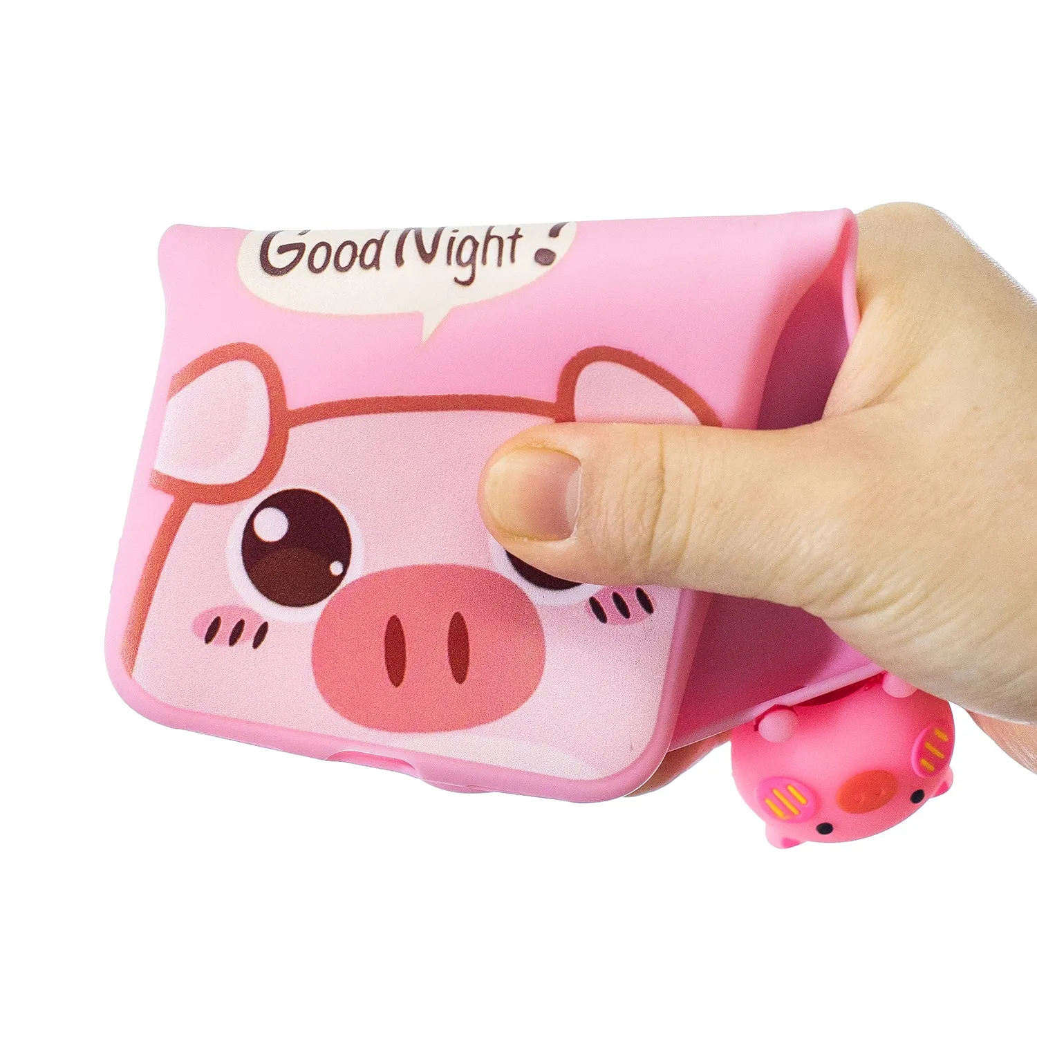 For Redmi 8/8A/5/Note 8T Mobile Phone Case Cute Cellphone Shell Soft TPU Cover with Cartoon Pig Duck Bear Kitten Lovely Pattern Rose
