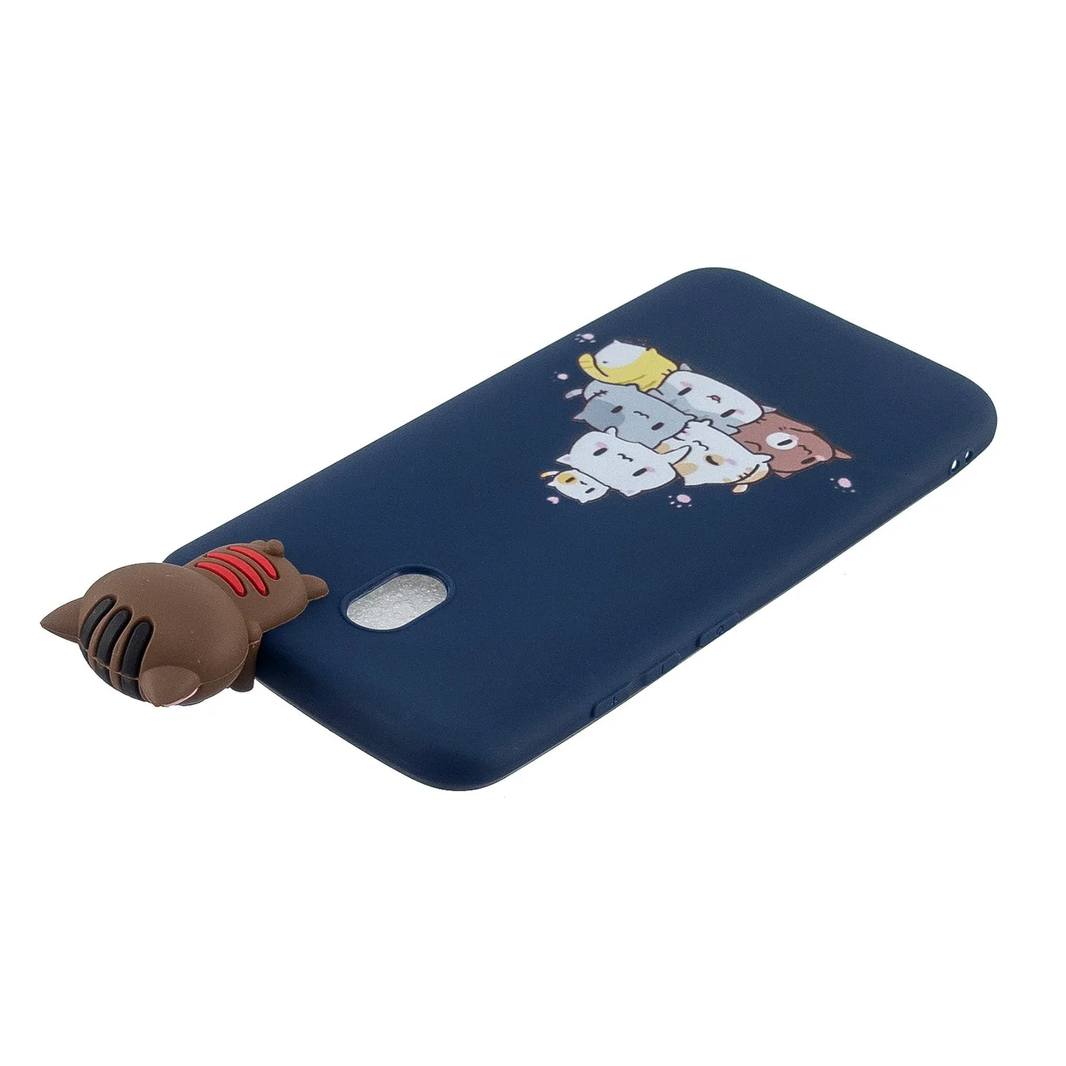 For Redmi 8/8A/5/Note 8T Mobile Phone Case Cute Cellphone Shell Soft TPU Cover with Cartoon Pig Duck Bear Kitten Lovely Pattern Royal blue