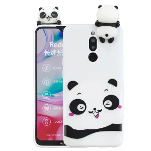 For Redmi 8/8A/5/Note 8T Mobile Phone Case Cute Cellphone Shell Soft TPU Cover with Cartoon Pig Duck Bear Kitten Lovely Pattern White