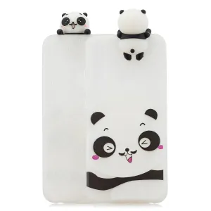 For Redmi 8/8A/5/Note 8T Mobile Phone Case Cute Cellphone Shell Soft TPU Cover with Cartoon Pig Duck Bear Kitten Lovely Pattern White