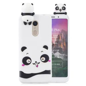 For Redmi 8/8A/5/Note 8T Mobile Phone Case Cute Cellphone Shell Soft TPU Cover with Cartoon Pig Duck Bear Kitten Lovely Pattern White