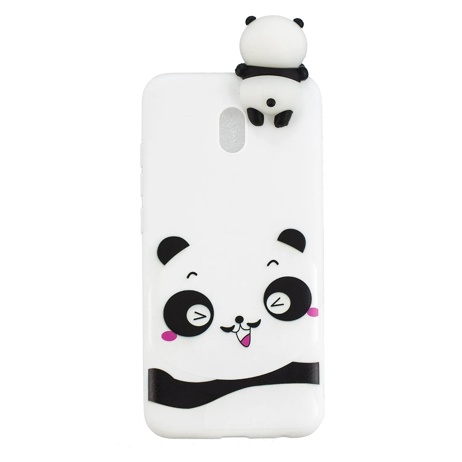 For Redmi 8/8A/5/Note 8T Mobile Phone Case Cute Cellphone Shell Soft TPU Cover with Cartoon Pig Duck Bear Kitten Lovely Pattern White