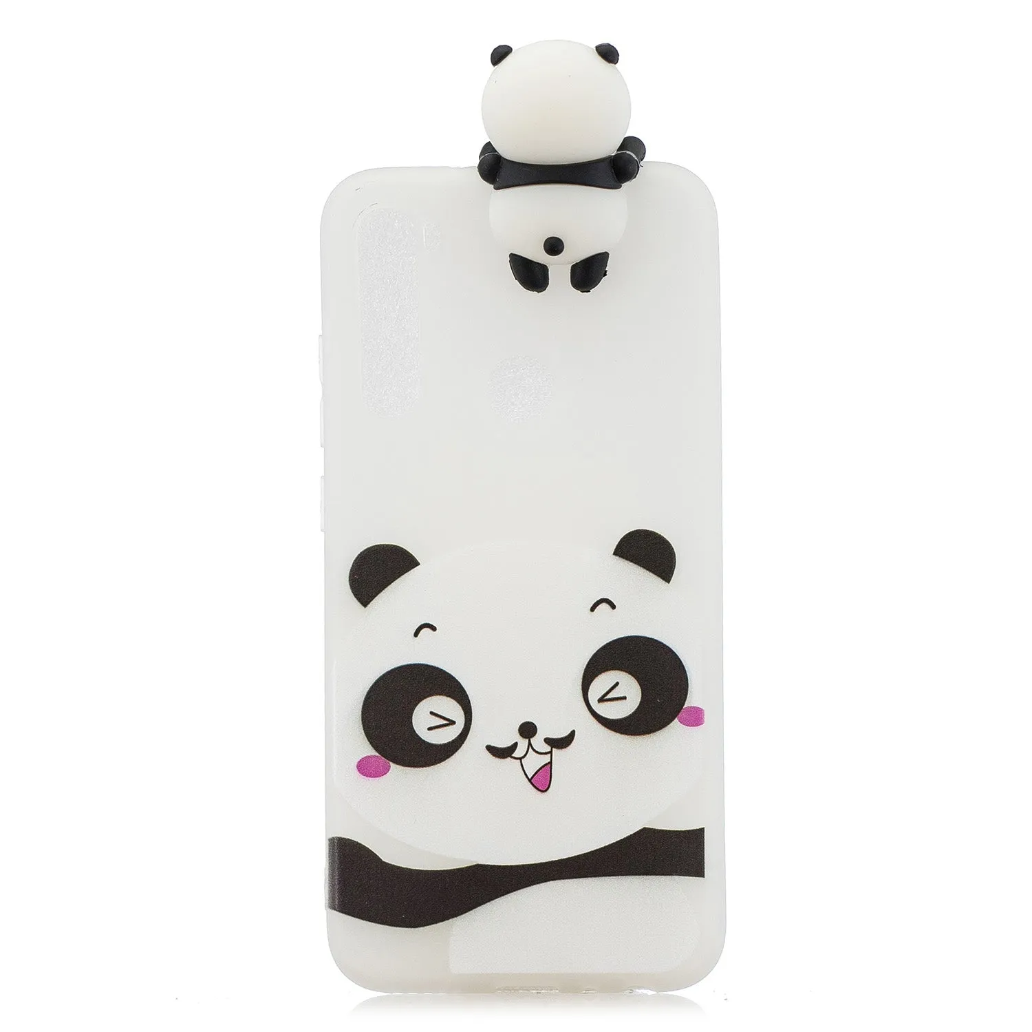 For Redmi 8/8A/5/Note 8T Mobile Phone Case Cute Cellphone Shell Soft TPU Cover with Cartoon Pig Duck Bear Kitten Lovely Pattern White