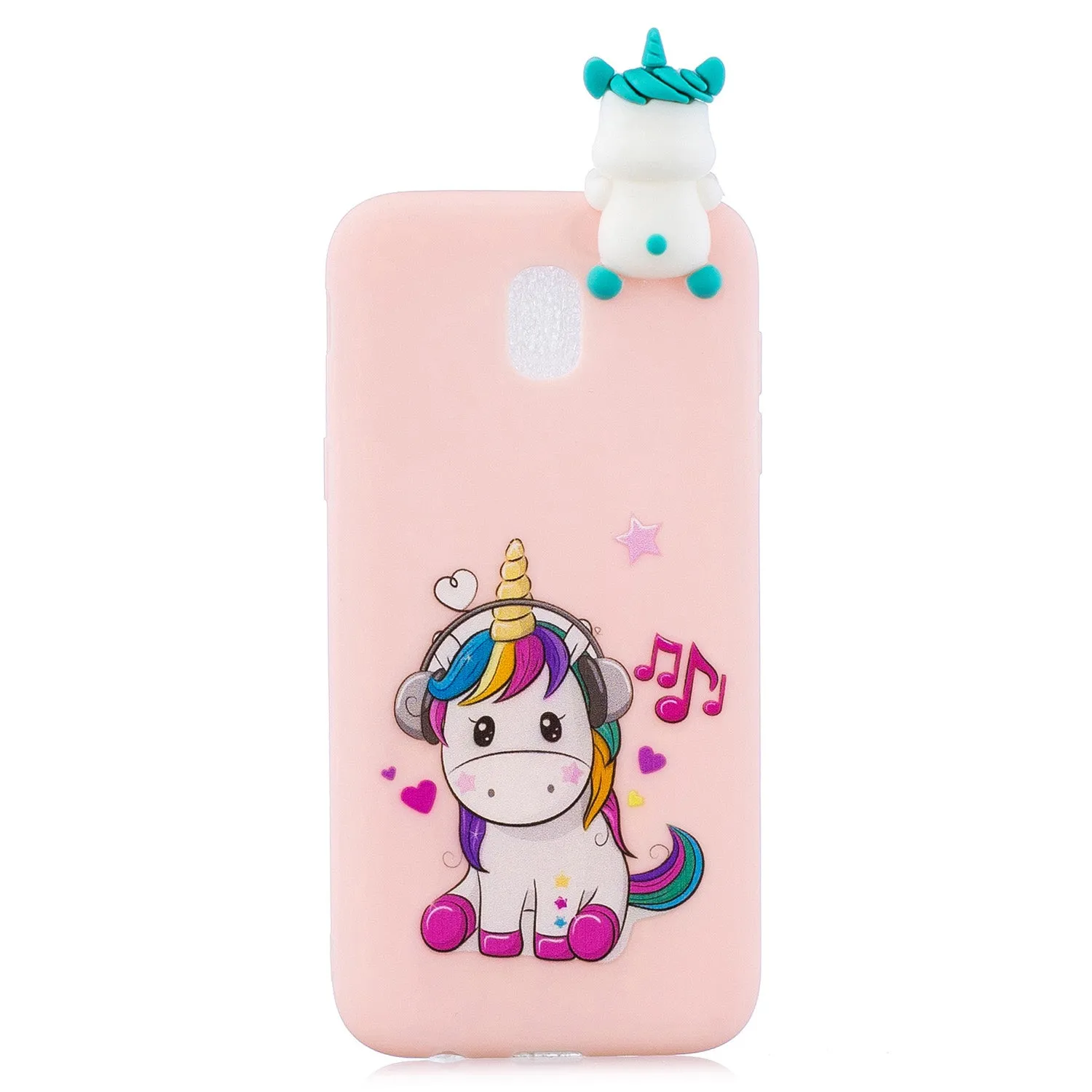 For Redmi 8A 3D Cartoon Painting Back Cover Soft TPU Mobile Phone Case Shell Music unicorn